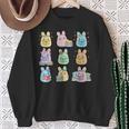 Bunny Reading Books Easter Day Teacher Librarian Book Lover Sweatshirt Gifts for Old Women Bunny Reading Books Easter Day Teacher Librarian Book Lover Sweatshirt Gifts for Old Women