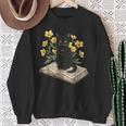Cat On Book Flowers Cute Kitten Kitty Women Girls Kids Sweatshirt Gifts for Old Women Cat On Book Flowers Cute Kitten Kitty Women Girls Kids Sweatshirt Gifts for Old Women