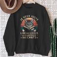 Cat And Reading For Book And Cat Lover Sweatshirt Gifts for Old Women
