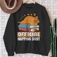 Cat Sleeping Napping Bookworm Reading Book Lover Book Nerd Men Women Kids Sweatshirt Gifts for Old Women
