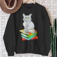 Cats And Books Lover Persian Cat For Men Women Kids Sweatshirt Gifts for Old Women