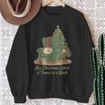 My Christmas Spirit Is Found In a Book Cozy Reading Graphic Sweatshirt Gifts for Old Women