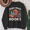 Christmas Teacher Shirt Read More Books Women Sweatshirt Gifts for Old Women