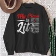 My Class Is Lit For a Book Lovers Readers Reading Sweatshirt Gifts for Old Women