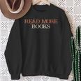Colored Saying Read More Books Sweatshirt Gifts for Old Women