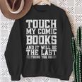 Comic Book Collecting Supplies Comics Collector Comic Books Sweatshirt Gifts for Old Women