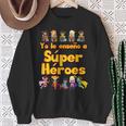 Comic Book Super Hero Student Spanish Teacher Tshirt Men Women Kids Sweatshirt Gifts for Old Women