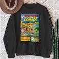 Comic Reader Comic Book Merch Vintage Reading Comic Books Sweatshirt Gifts for Old Women