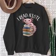 Cool Axolotl Reading Library Book Lover Reading Women Men Sweatshirt Gifts for Old Women Cool Axolotl Reading Library Book Lover Reading Women Men Sweatshirt Gifts for Old Women