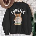 Corgee Lovers Corgeek Book Lovers Sweatshirt Gifts for Old Women Corgee Lovers Corgeek Book Lovers Sweatshirt Gifts for Old Women