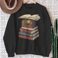 Cozy Reading Nook Between Books Book Lover Aesthetic Sweatshirt Gifts for Old Women