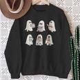 Cute Boo Ghost Read More Books Halloween Book Lover Sweatshirt Gifts for Old Women