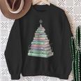 Cute Bookmas Christmas Book Tree Book Lover Teacher Sweatshirt Gifts for Old Women