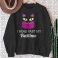 Cute Cat Reading Book Lover Graphic Sweatshirt Gifts for Old Women Cute Cat Reading Book Lover Graphic Sweatshirt Gifts for Old Women