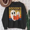 Cute Ghost Book Reading Halloween Teacher Puns Booooks For Men Women Kids Sweatshirt Gifts for Old Women