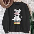 Cute Kawaii Cow Book Reading Bookworm Boys Girls Kids Sweatshirt Gifts for Old Women Cute Kawaii Cow Book Reading Bookworm Boys Girls Kids Sweatshirt Gifts for Old Women