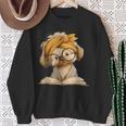 Cute Puppy Reading Dog Book Lover Animal Graphic Small Open Sweatshirt Gifts for Old Women Cute Puppy Reading Dog Book Lover Animal Graphic Small Open Sweatshirt Gifts for Old Women