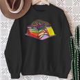 Dachshund Book Reading Lovers Bookworm Girls Teachers Sweatshirt Gifts for Old Women