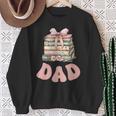 Dad Book First Chapter Birthday Family Matching Party Sweatshirt Gifts for Old Women