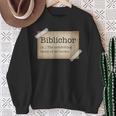 Dark Academia Aesthetic Biblichor Old Vintage Books Lover Sweatshirt Gifts for Old Women