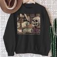 Dark Academia Aesthetic Skull Writer Authors Book Lover Sweatshirt Gifts for Old Women Dark Academia Aesthetic Skull Writer Authors Book Lover Sweatshirt Gifts for Old Women