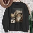 Dark Academia Aesthetic Styles Book Lover Art Sweatshirt Gifts for Old Women