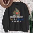 Date Who Loves To Read And Dragons Book Dragon Sweatshirt Gifts for Old Women