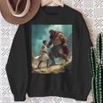 David And Goliath Bible Book Of Samuel King David Painting Sweatshirt Gifts for Old Women David And Goliath Bible Book Of Samuel King David Painting Sweatshirt Gifts for Old Women