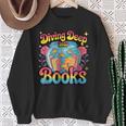 Diving Deep Into Books Oceanic Imagination Sweatshirt Gifts for Old Women