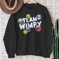DOAWK Colorful Team Wimpy Sticker Collage Book Series Sweatshirt Gifts for Old Women DOAWK Colorful Team Wimpy Sticker Collage Book Series Sweatshirt Gifts for Old Women