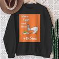 Dr Seuss Green Eggs And Ham Book Cover Sweatshirt Gifts for Old Women Dr Seuss Green Eggs And Ham Book Cover Sweatshirt Gifts for Old Women