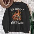 Dragon Book Shirt Bookworm Please I'm a Book Dragon Sweatshirt Gifts for Old Women