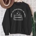 Drink Tea Read Books Be Happy Sweatshirt Gifts for Old Women