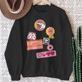Dungeon Crawler Carl Colorful Sticker Collage LitRPG Book Sweatshirt Gifts for Old Women
