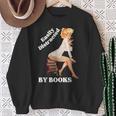 Easily-Distracted By Books Pin-Up Girl Sexy Anime Retro Art Sweatshirt Gifts for Old Women