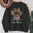 Easily Distracted By Dogs And Books Tshirt Sweatshirt Gifts for Old Women