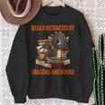 Easily Distracted By Dragon And Books Cute Dragon Read Book Sweatshirt Gifts for Old Women Easily Distracted By Dragon And Books Cute Dragon Read Book Sweatshirt Gifts for Old Women