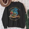 Easily Distracted By Dragons And Books Nerd Dragon Sweatshirt Gifts for Old Women