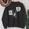Edgar Allen Poe Raven Book Nerd Poet Literature Sweatshirt Gifts for Old Women