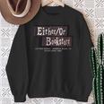 EitherOr Bookstore Sweatshirt Gifts for Old Women