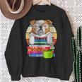 English Bulldog Back To School Book Worm Dog Sweatshirt Gifts for Old Women