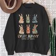 Every Bunny Loves To Read Easter Cute Reading Books Lover Sweatshirt Gifts for Old Women