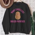 What Excellent Boiled Potatoes Literature Book Kawaii Potato Sweatshirt Gifts for Old Women