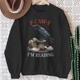F-CAW-F Crow Book Lover Reader Gothic Humor Sweatshirt Gifts for Old Women F-CAW-F Crow Book Lover Reader Gothic Humor Sweatshirt Gifts for Old Women