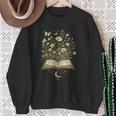 Fantasy Book Flowers Celestial Garden Stars Moon Reading Sweatshirt Gifts for Old Women Fantasy Book Flowers Celestial Garden Stars Moon Reading Sweatshirt Gifts for Old Women