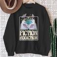 Fiction Addiction Book Reader And Booklover Sweatshirt Gifts for Old Women