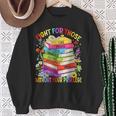Fight For Those Without Your Privilege Book LGBT Men Women Sweatshirt Gifts for Old Women