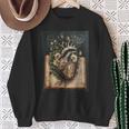 Floral Anatomical Heart Dark Academia Vintage Gothic Book Sweatshirt Gifts for Old Women Floral Anatomical Heart Dark Academia Vintage Gothic Book Sweatshirt Gifts for Old Women