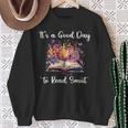 Floral Book Smut Slut Read Smutty Books Fuck Off I'm Reading Sweatshirt Gifts for Old Women