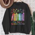 Flower Book Big Fan Of Human Rights Equality Social Justice Sweatshirt Gifts for Old Women